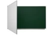 Двухэлементная (Л) магнитная полимерная школьная доска 1500х750 комбинированная (мел маркер)_1