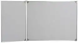 Двухэлементная магнитная полимерная школьная доска 1500х750 (маркерная)1