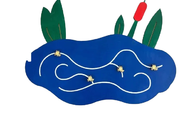 Декоративно-развивающая панель Сказочный прудик