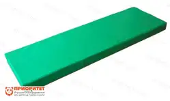 Детский мат «Удлиненный №4» 180х60х10 см, зеленый1