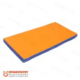 Спортивный мат «Удлиненный №6» 120х60х10 см, оранжево-синий1