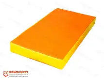 Спортивный мат «Мягкие стенки» 100х50х10 см, оранжево-желтый1