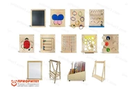 Набор панелей «Счастливое детство» (10 пан., настенное и напольное основание, тележка)