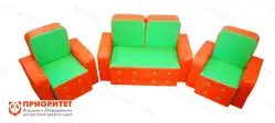 Набор мягкой мебели «Полянка» (диван + 2 кресла для детского сада)1