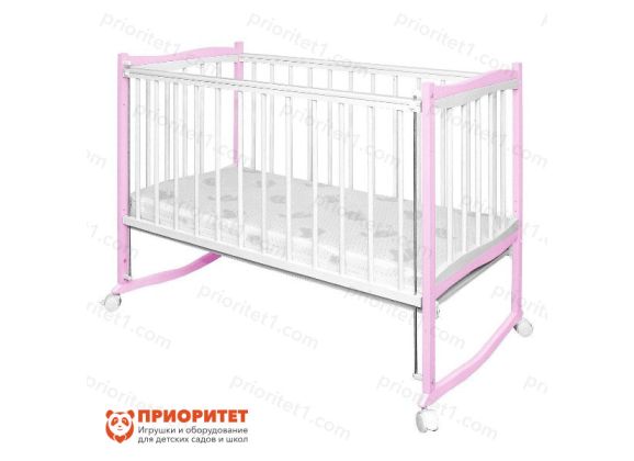 Детская кроватка Соната розовая_1