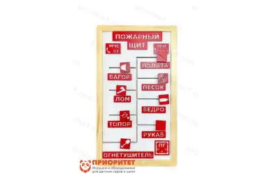 Развивающая панель «Правила пожарной безопасности»