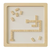 Настенная логическая игра Домино с магнитами + запасные фигуры1