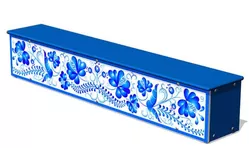 Ящик-скамья для теневых навесов «Гжель М1»1