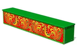 Ящик-скамья для теневых навесов «Хохлома М1»1