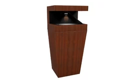 Напольная 3D пирамида с тремя проекциями1