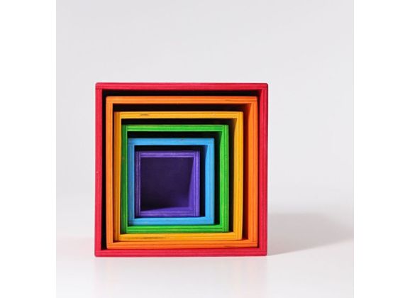 Большой набор разноцветных коробочек