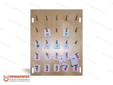 Тактильно-развивающая панель «Отличная память»