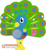 Бизиборд «Яркий павлин»1