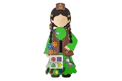 Бизиборд Девочка Айгуль1