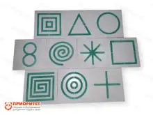 Фибровые тактильные доски «Формы и фигуры»1