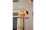 Флюгер «Мультиподвижный самолет большой»