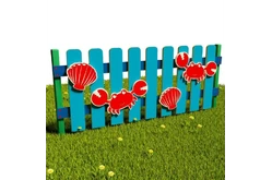 Забор «Крабики-ракушки»1