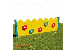 Забор «Цветочки-лепесточки» (Модель 2)1