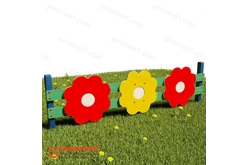 Забор «Цветы»1