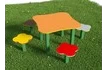 Стол для творчества с сиденьями «Квадратный стол»_1