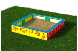 Комплект «Песочница с ПДД». (двойной бортик). Окружающий мир. 200х200х301