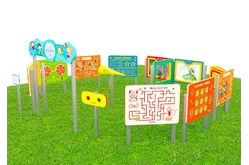 Дидактическая площадка «Любознайкино» Мини. 8 игровых модулей1