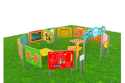 Дидактическая площадка «Любознайкино» Оптима. 16 игровых модулей1