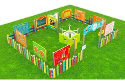 Дидактическая площадка «Любознайкино» Профи плюс. 16 игровых модулей1