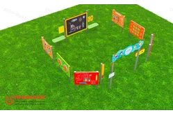 Дидактическая площадка «Любознайкино» Стандарт. 6 игровых модулей1