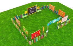 Дидактическая площадка «Любознайкино» Стандарт плюс. 12 игровых модулей1