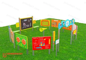 Дидактическая площадка «Любознайкино» Престиж. 16 игровых модулей