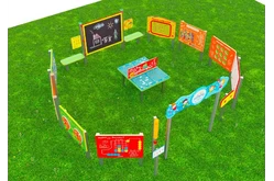 Дидактическая площадка «Любознайкино» Про. 16 игровых модулей1