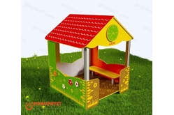Игровой домик «Цветочная полянка (с полом)»1