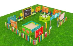 Дидактическая площадка «Любознайкино» Элит премиум плюс. 8 игровых модулей1