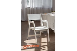 Кресло ЭММА белый, ORANGE BABY1