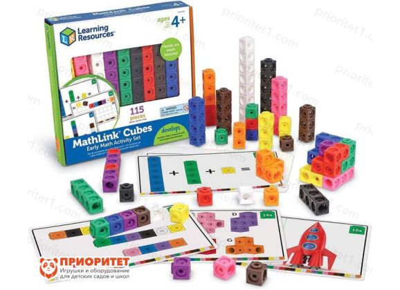 Игровой набор «Соединяющиеся кубики» (115 элементов)