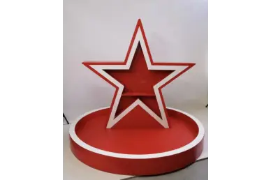 Патриотический стенд Звезда на площадке Патриотический стенд Звезда на площадке