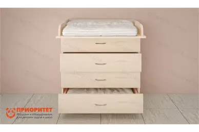 Пеленальный столик с ящиками