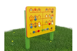 Игровой развивающий модуль «Цветные домики»1