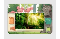 Интерактивный сенсорный терминал Три поросёнка1