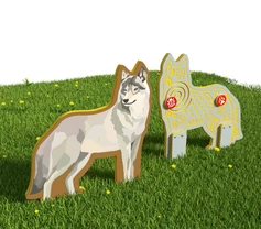 Двусторонний модуль с сенсорными элементами «Тактильный топиарий Волк» Двусторонний модуль с сенсорными элементами «Тактильный топиарий Волк»