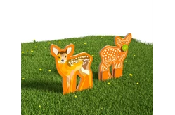 Двусторонний модуль с сенсорными элементами «Тактильный топиарий Оленёнок»1