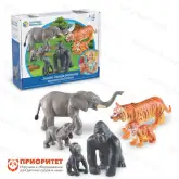 Игровой набор фигурок «Животные джунглей. Мамы и малыши»1