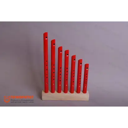 Комплект свирелей (7 тональностей C, D, E, F, G, A, H) с подставкой_1