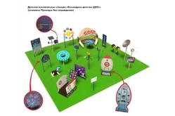 Детская космическая станция Классик Космодром детства (комплект Премиум без ограждения)1