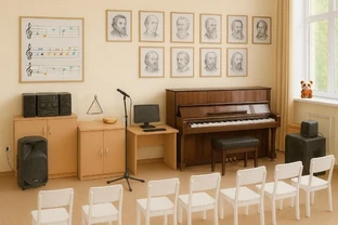 Музыкальный кабинет «Приоритет» для школьников Музыкальный кабинет «Приоритет» для школьников