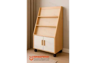 Выставочная тумба с наклонными полками