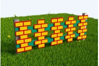 Забор Кирпичная кладка 1