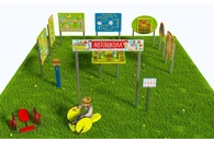 Детская профориентационная игровая площадка АВТОШКОЛА (Оптима-1)