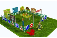 Детская профориентационная игровая площадка АВТОШКОЛА (Оптима-3)